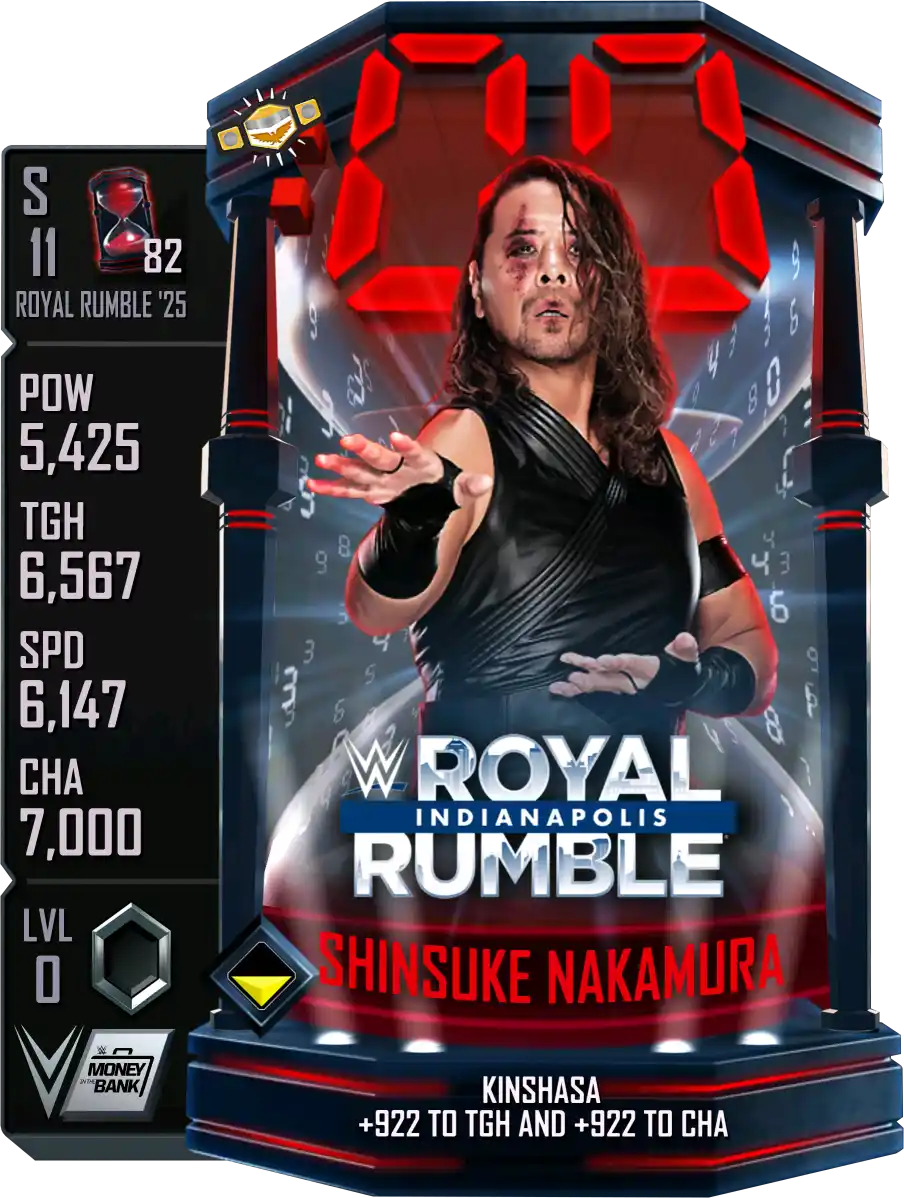 Royal Rumble '25, Shinsuke Nakamura, Standard Card from WWE Supercard