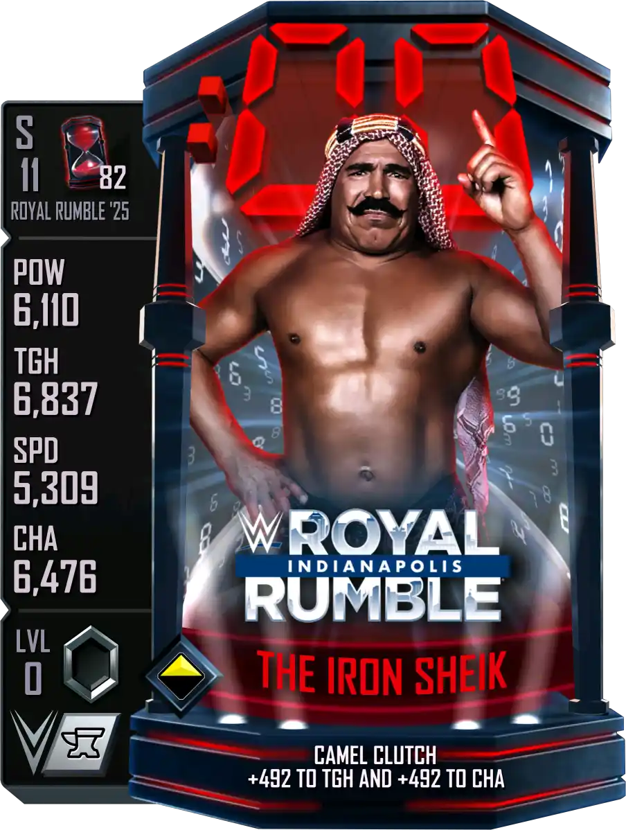 Royal Rumble '25, The Iron Sheik, Standard Card from WWE Supercard