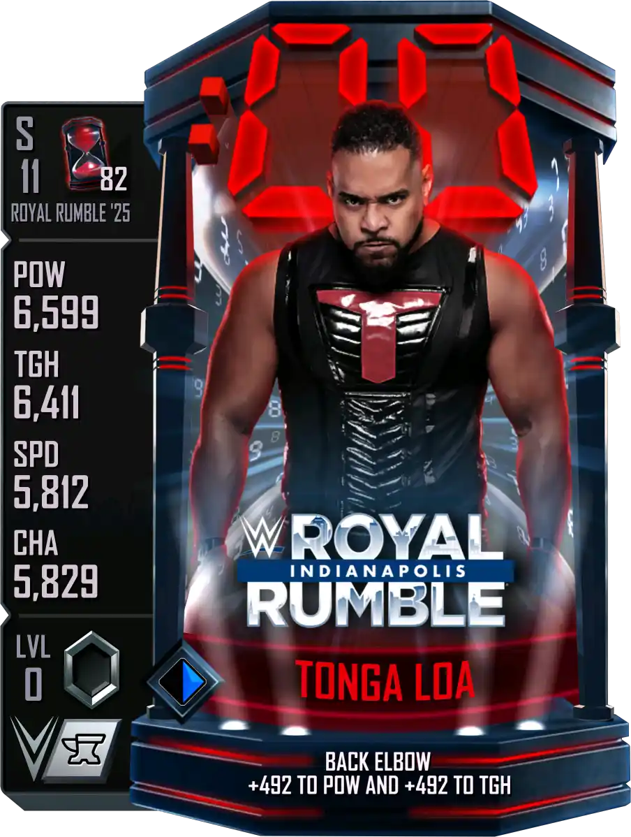 Royal Rumble '25, Tonga Loa, Standard Card from WWE Supercard