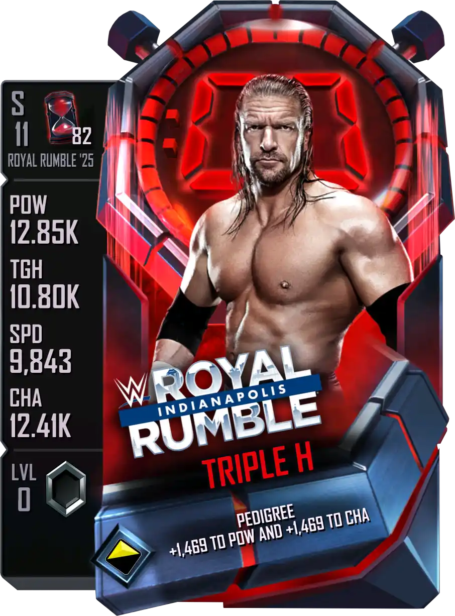 Royal Rumble '25, Triple H, Ranked event card from WWE Supercard