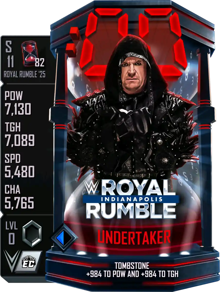 Royal Rumble '25, Undertaker, Standard Card from WWE Supercard