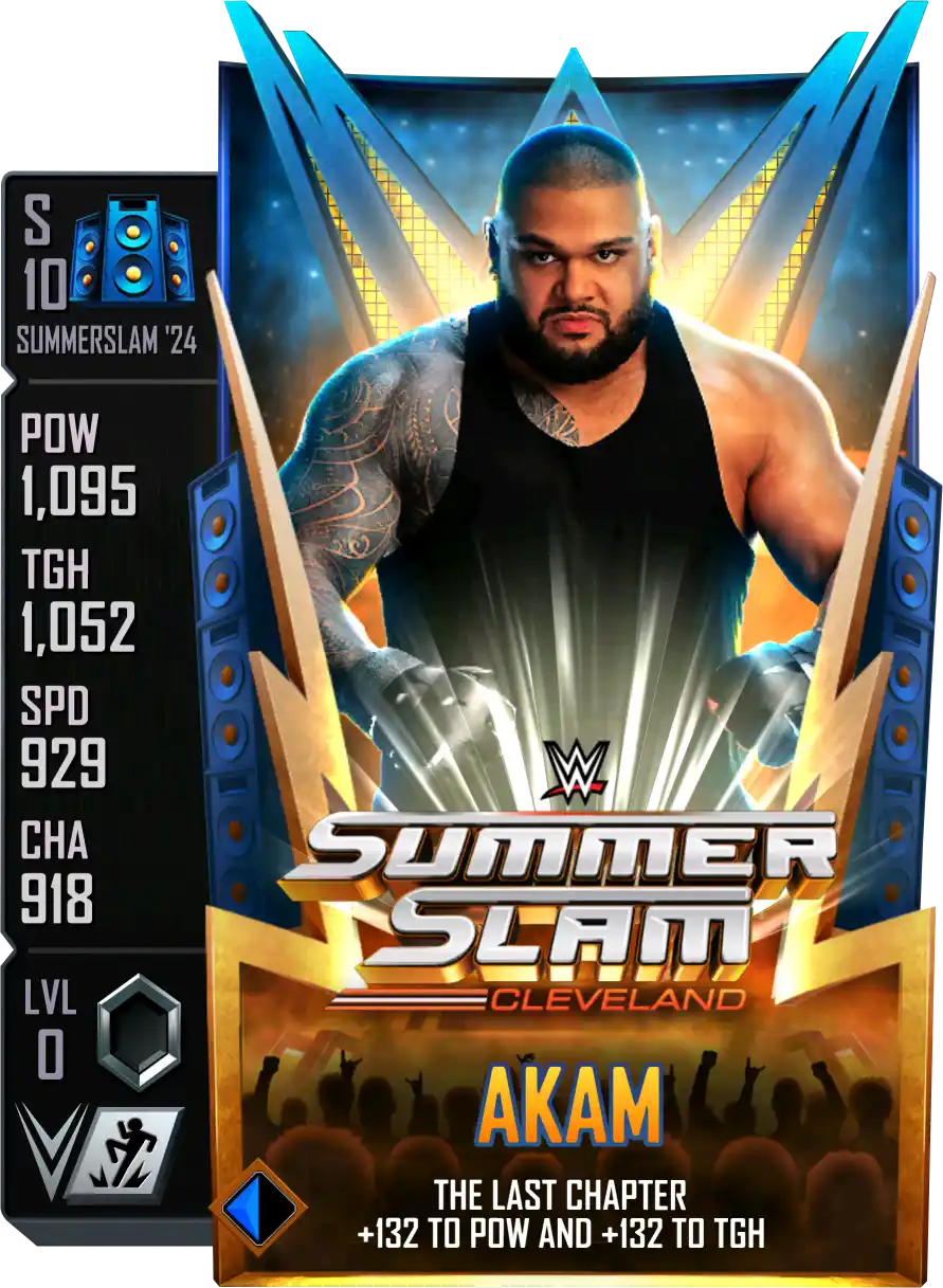 SummerSlam '24, Akam, Standard Card from WWE Supercard