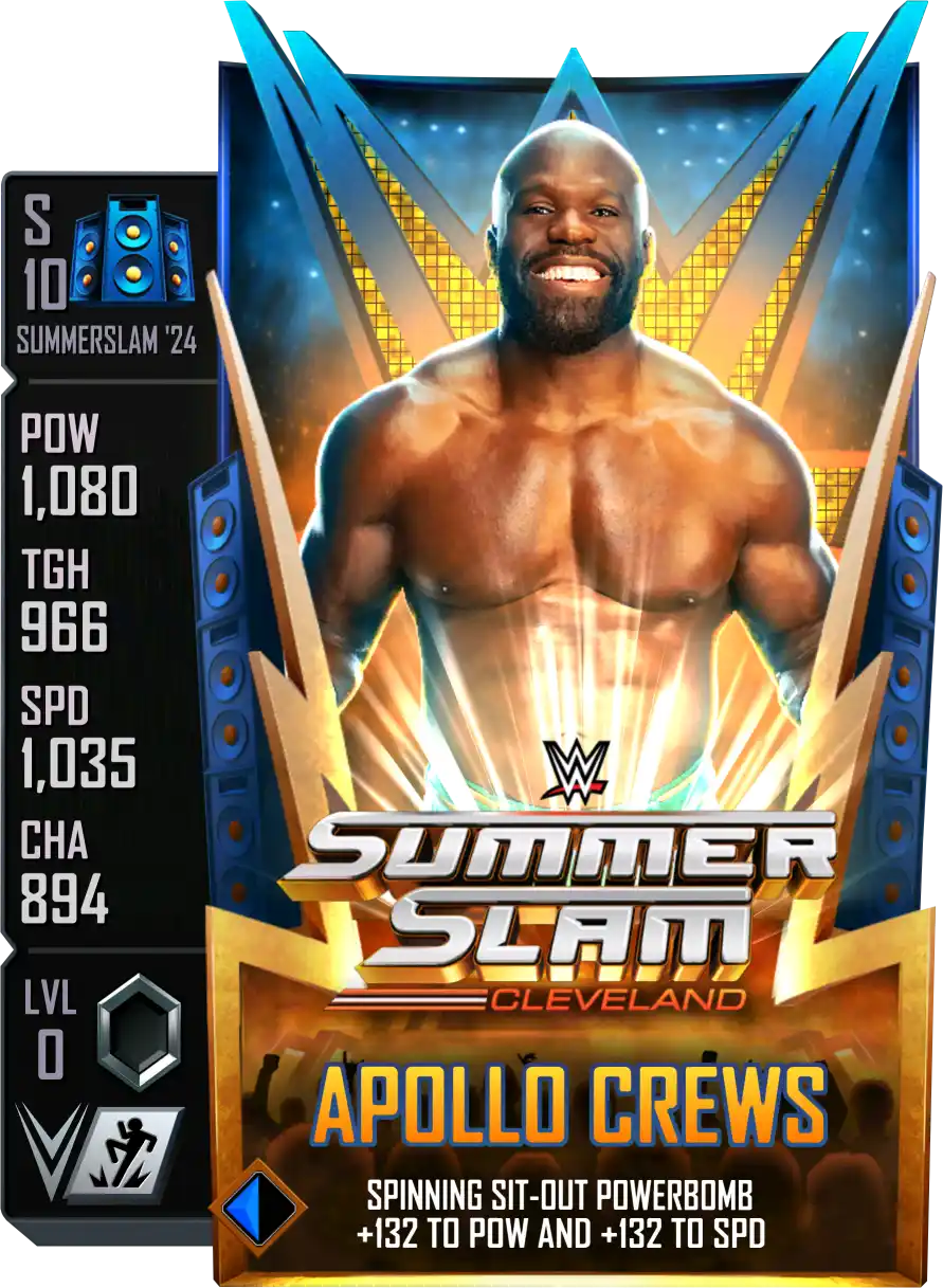 SummerSlam '24, Apollo Crews, Standard Card from WWE Supercard