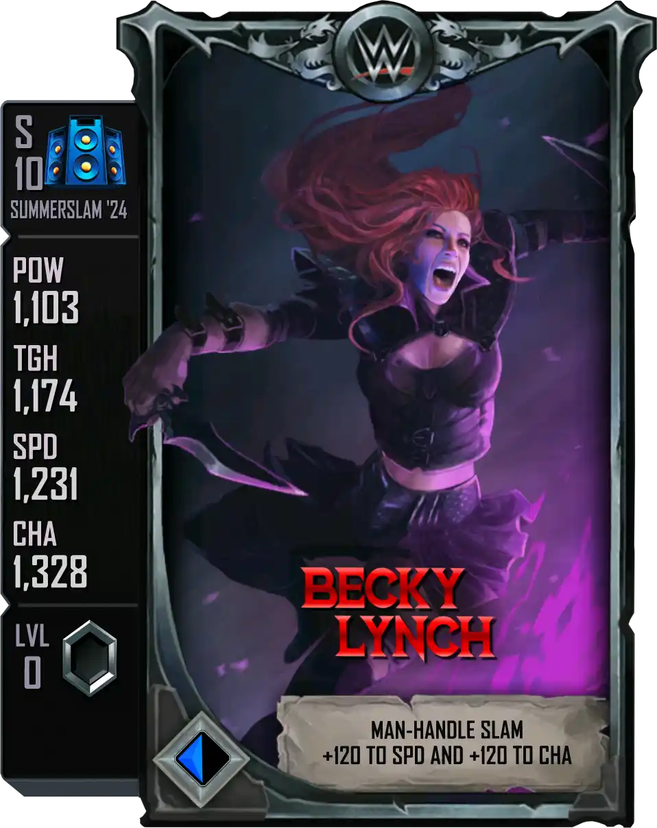 SummerSlam '24, Becky Lynch, SE Special Edition Card from WWE Supercard