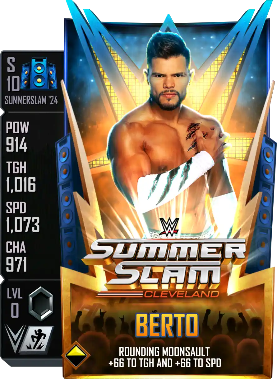 SummerSlam '24, Berto, Standard Card from WWE Supercard