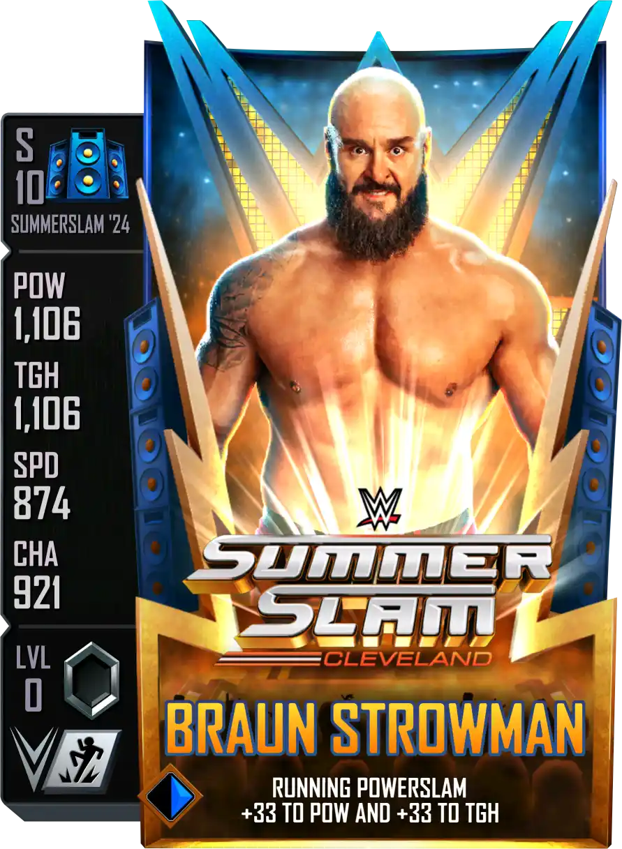 SummerSlam '24, Braun Strowman, Standard Card from WWE Supercard