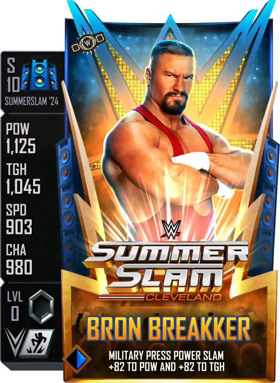 SummerSlam '24, Bron Breakker, Standard Card from WWE Supercard