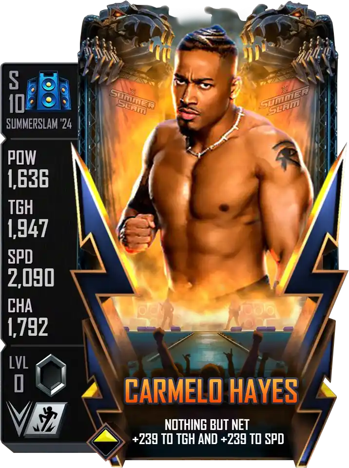 SummerSlam '24, Carmelo Hayes, Ranked Event PCC People's Champion Challenge card from WWE Supercard