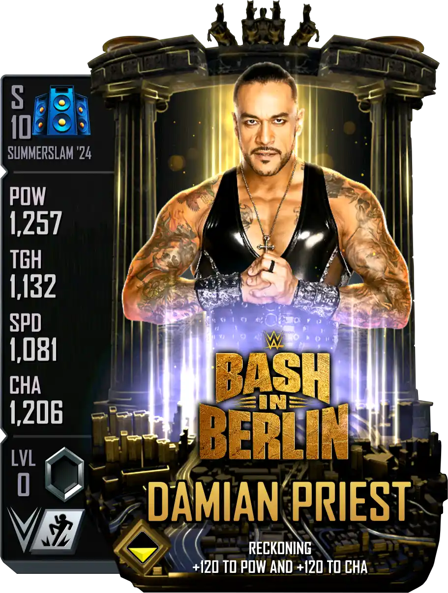 SummerSlam '24, Damian Priest, PLE Premium Live Event Card from WWE Supercard