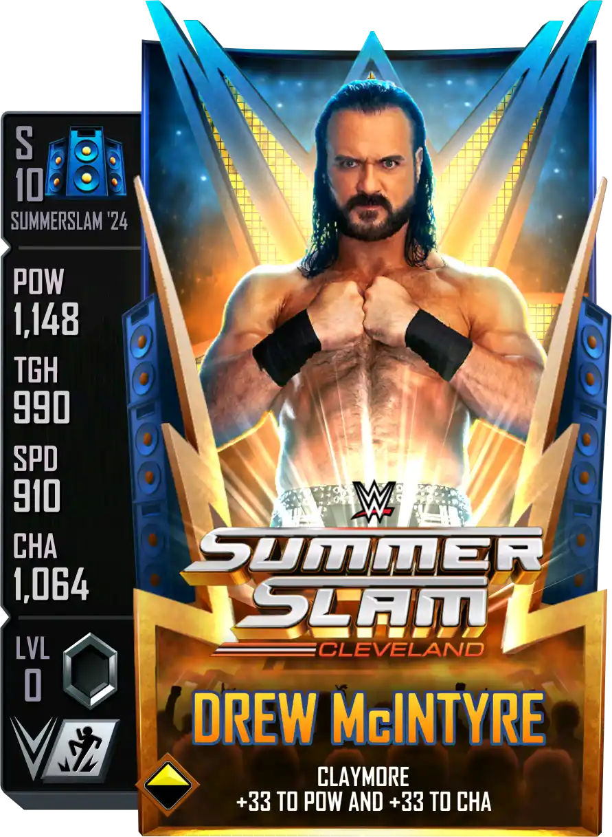 SummerSlam '24, Drew Mcintyre, Standard Card from WWE Supercard