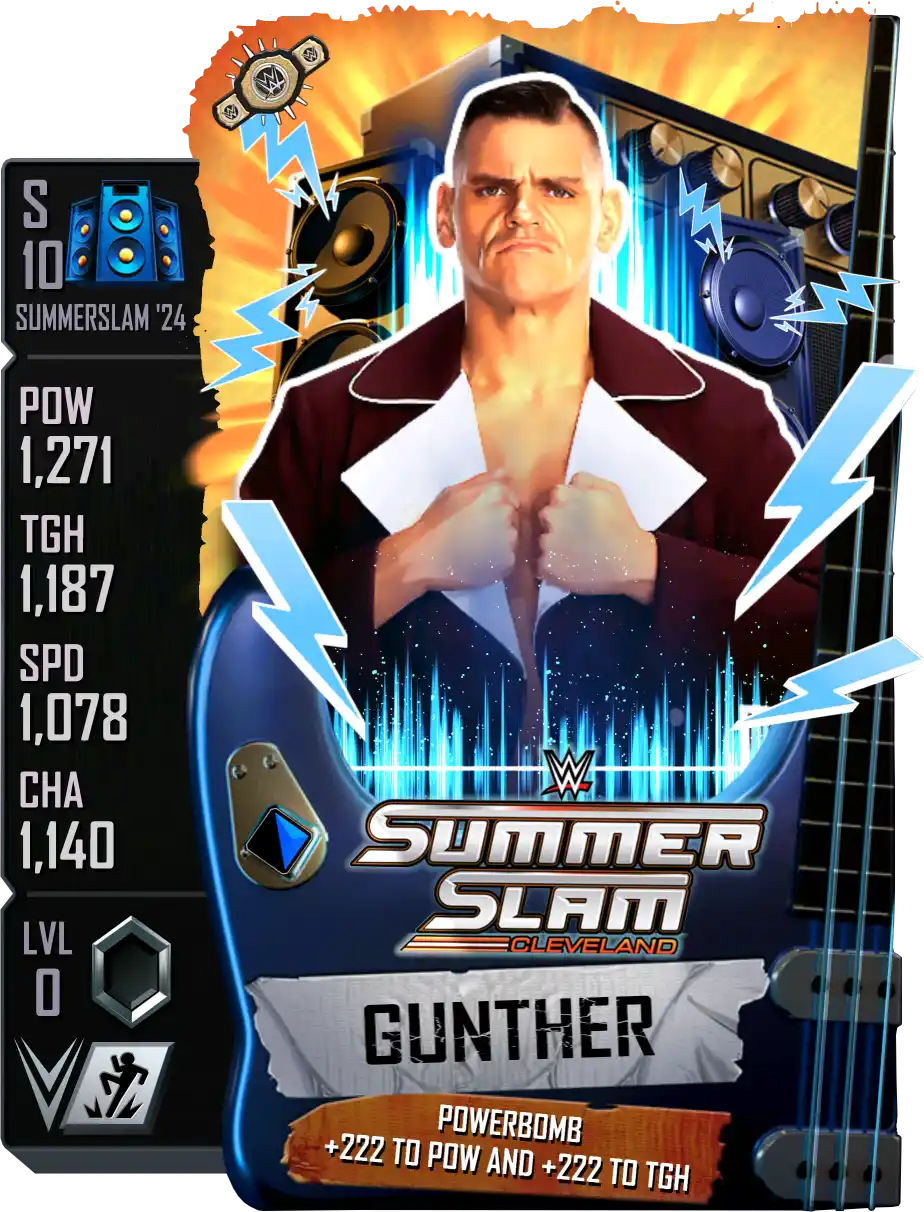 SummerSlam '24, Gunther, Premium Live Event (PLE) from WWE Supercard