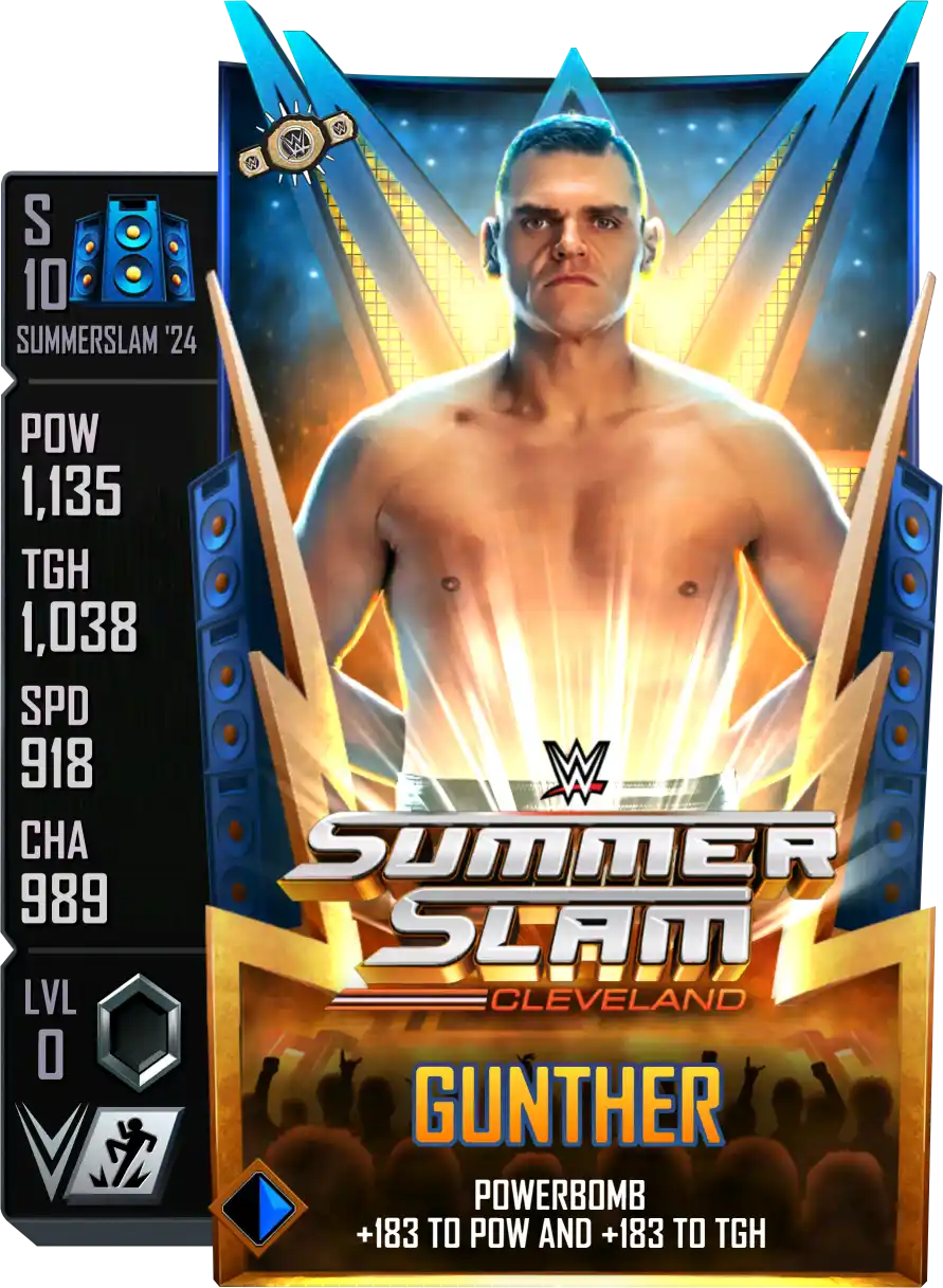 SummerSlam '24, Gunther, Standard Card from WWE Supercard