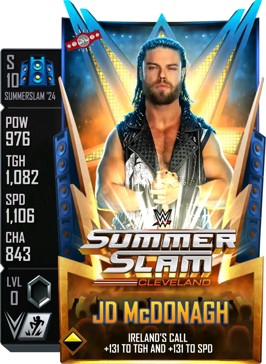 SummerSlam '24, JD McDonagh, Standard Card from WWE Supercard