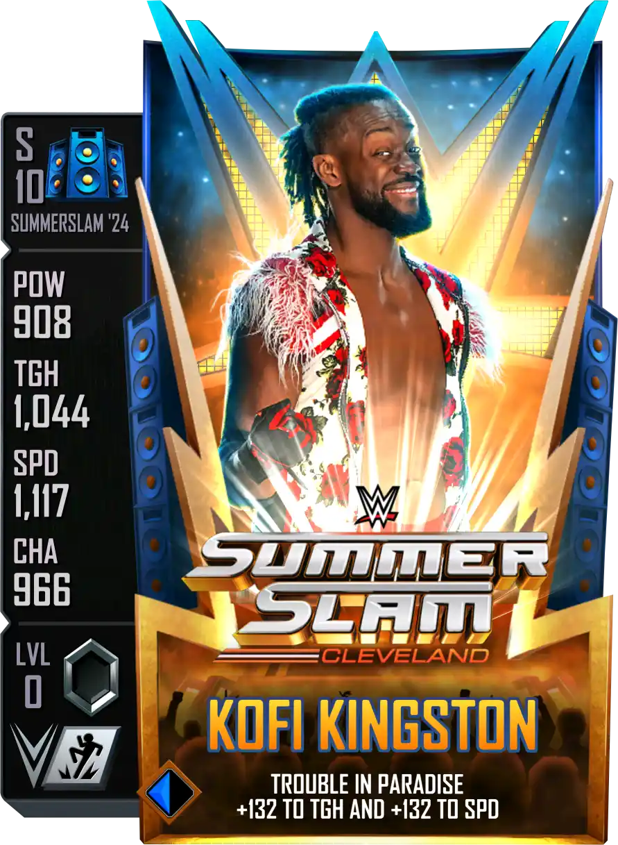 SummerSlam '24, Kofi Kingston, Standard Card from WWE Supercard