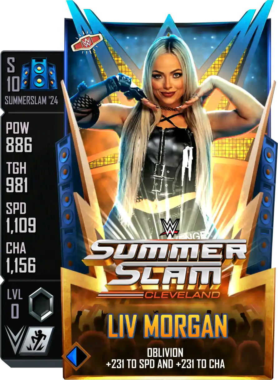 SummerSlam '24, Liv Morgan, Standard Card from WWE Supercard