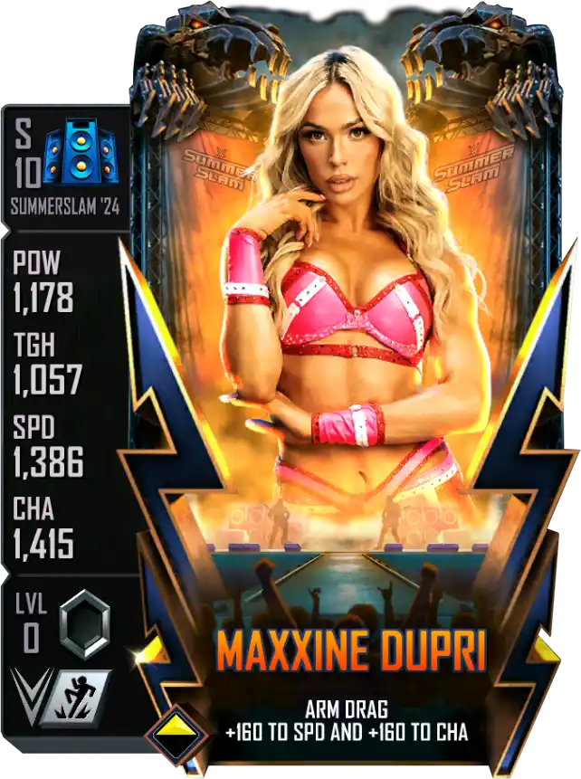 SummerSlam '24, Maxxine Dupri, Heroic Event card from WWE Supercard
