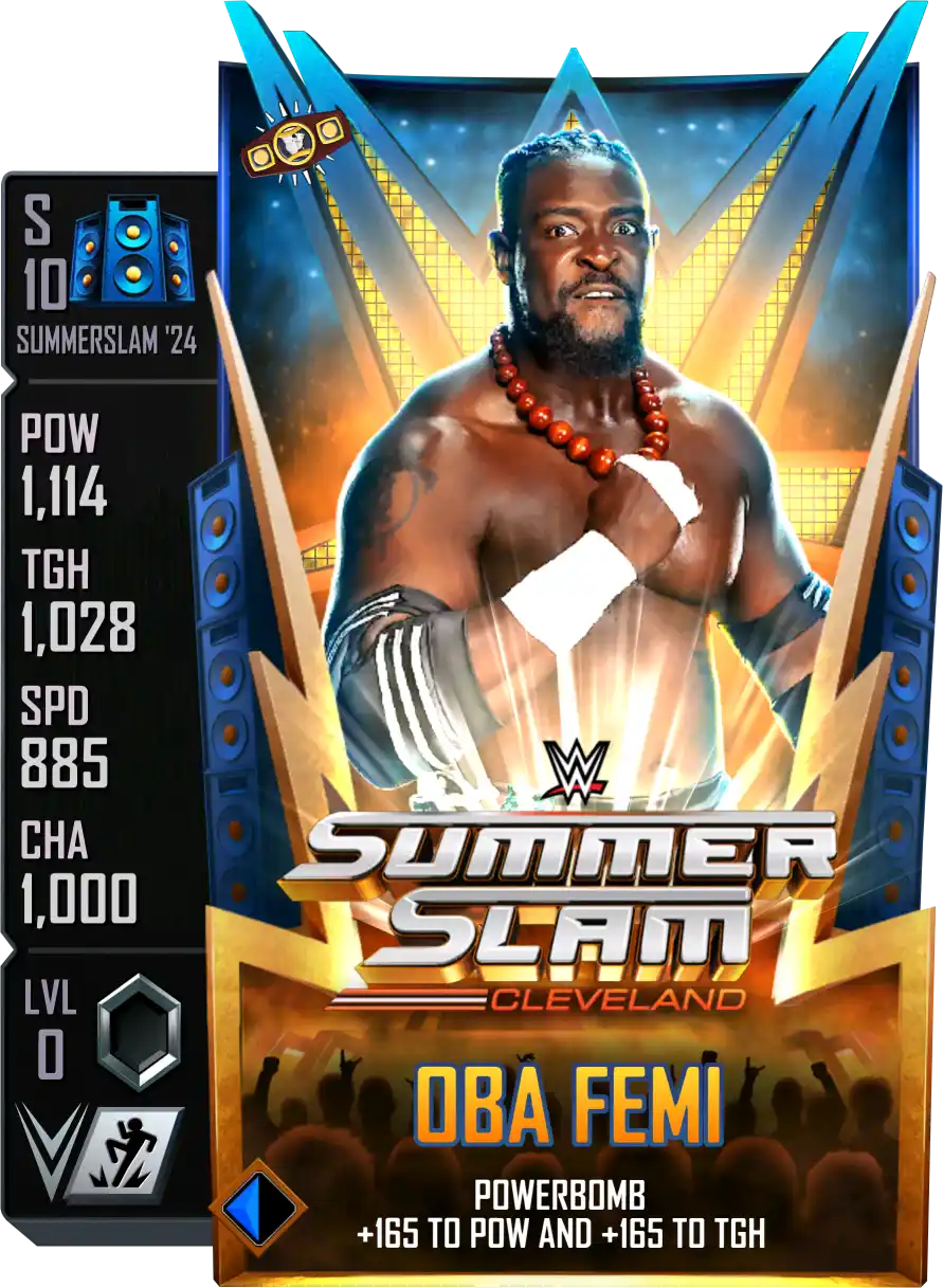 SummerSlam '24, Oba Femi, Standard Card from WWE Supercard
