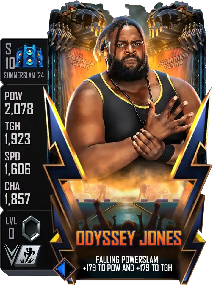 SummerSlam '24, Odyssey Jones, Ranked Event card from WWE Supercard