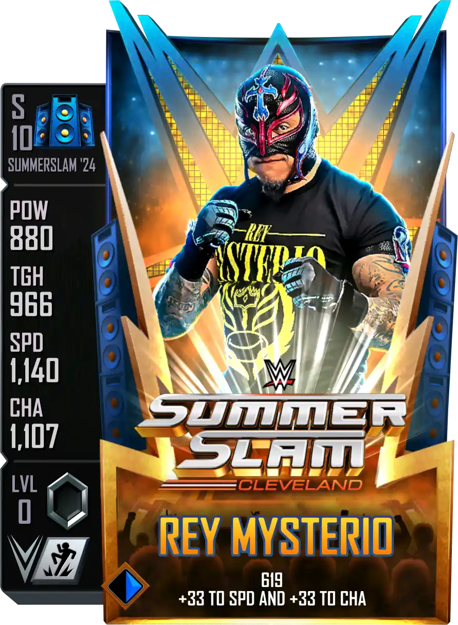 SummerSlam '24, Rey Mysterio, Standard Card from WWE Supercard