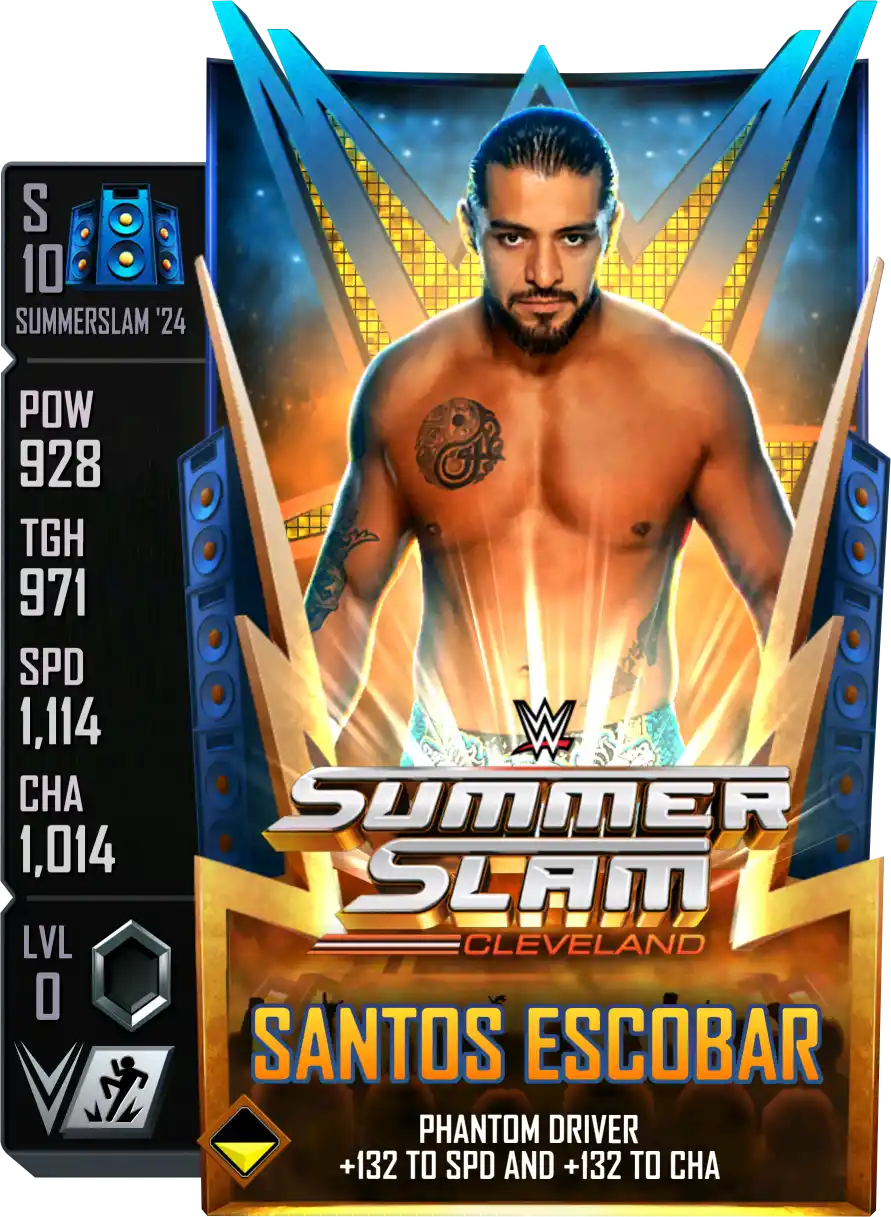 SummerSlam '24, Santos Escobar, Standard Card from WWE Supercard