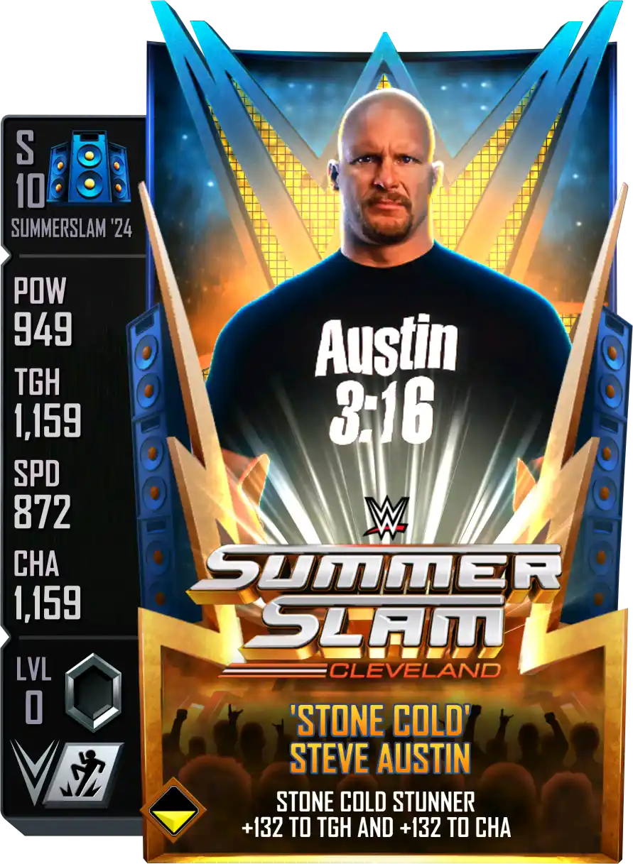 SummerSlam '24, Steve Austin, Standard Card from WWE Supercard