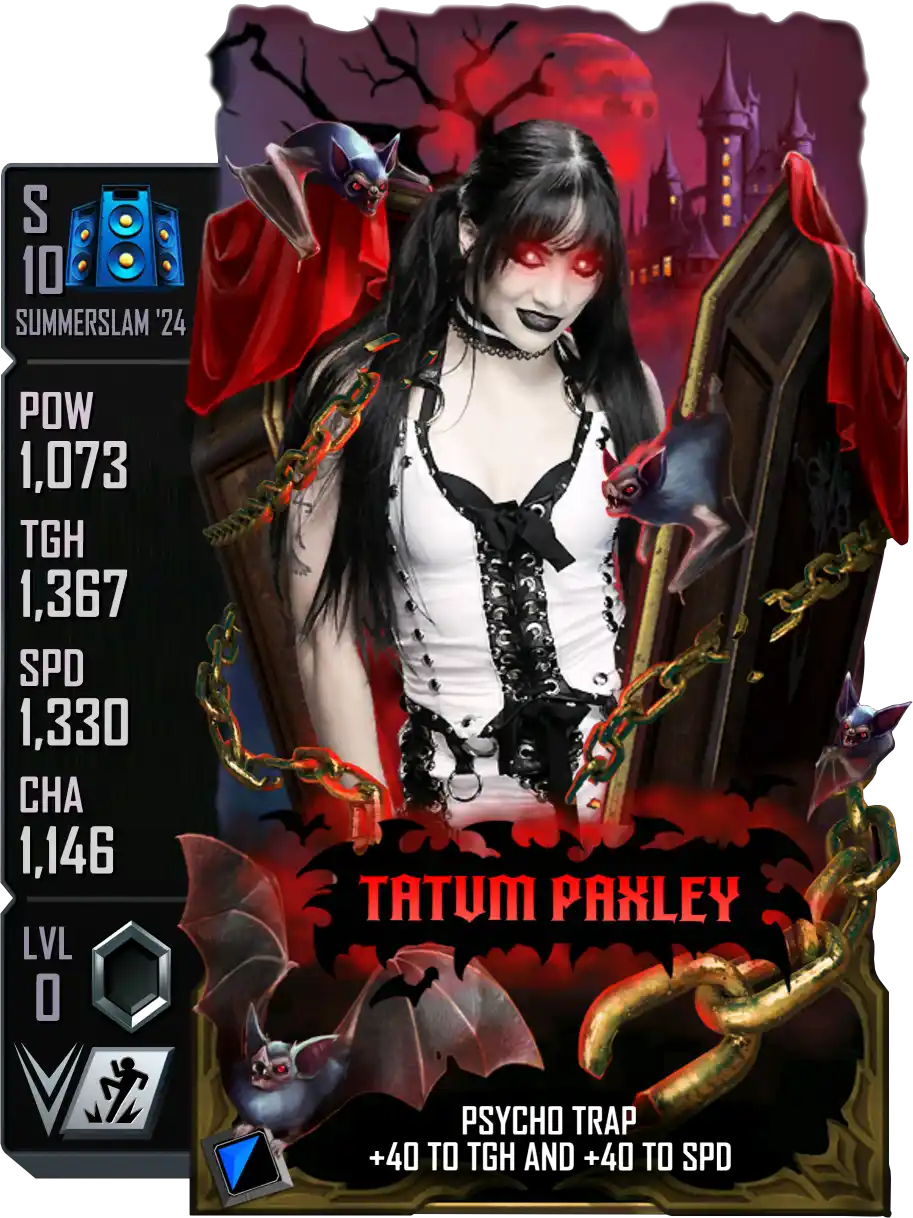 SummerSlam '24, Tatum Paxley, Halloween Seasonal SE Special Edition Card from WWE Supercard