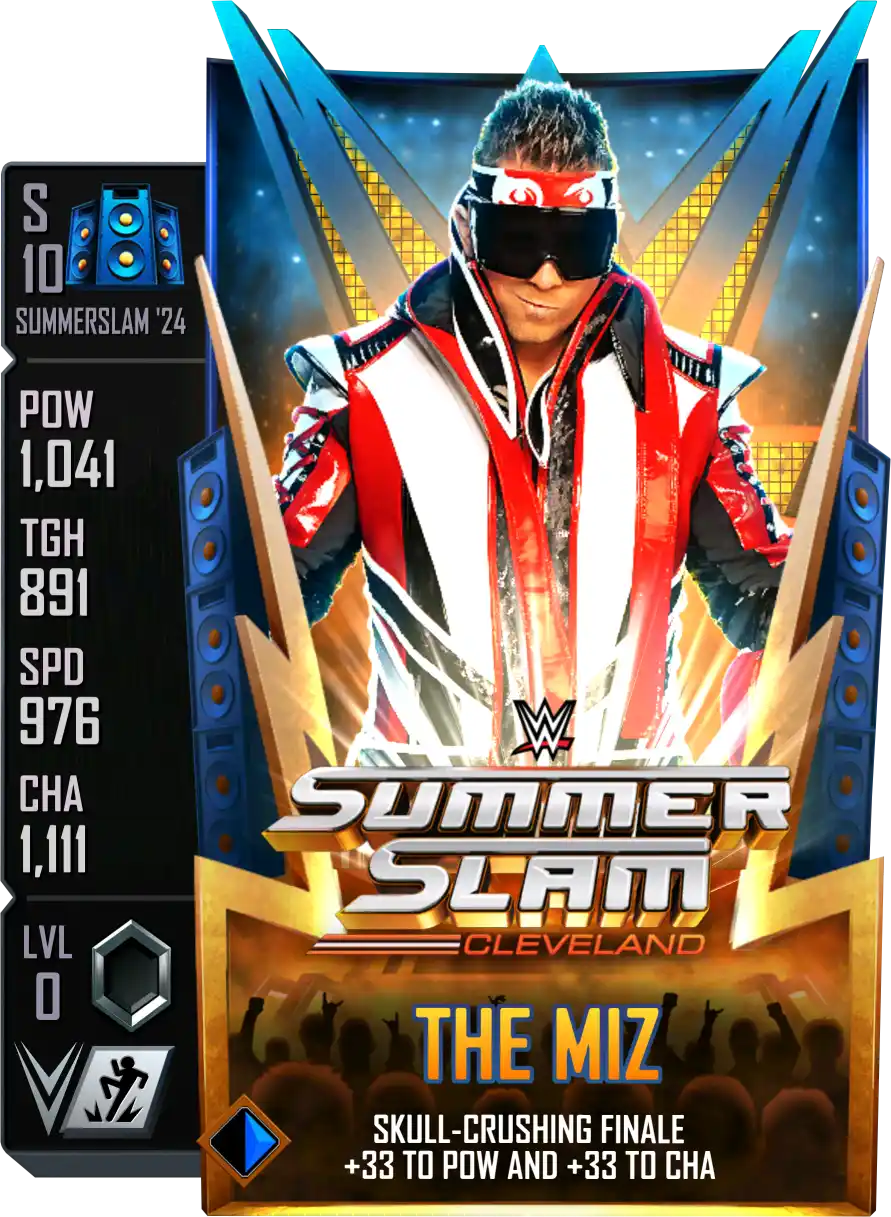 SummerSlam '24, The Miz, Standard Card from WWE Supercard