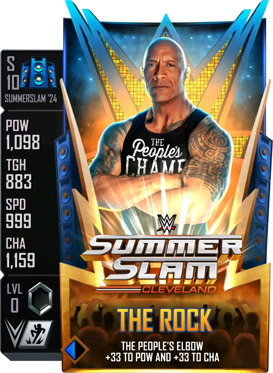 SummerSlam '24, The Rock, Standard Card from WWE Supercard