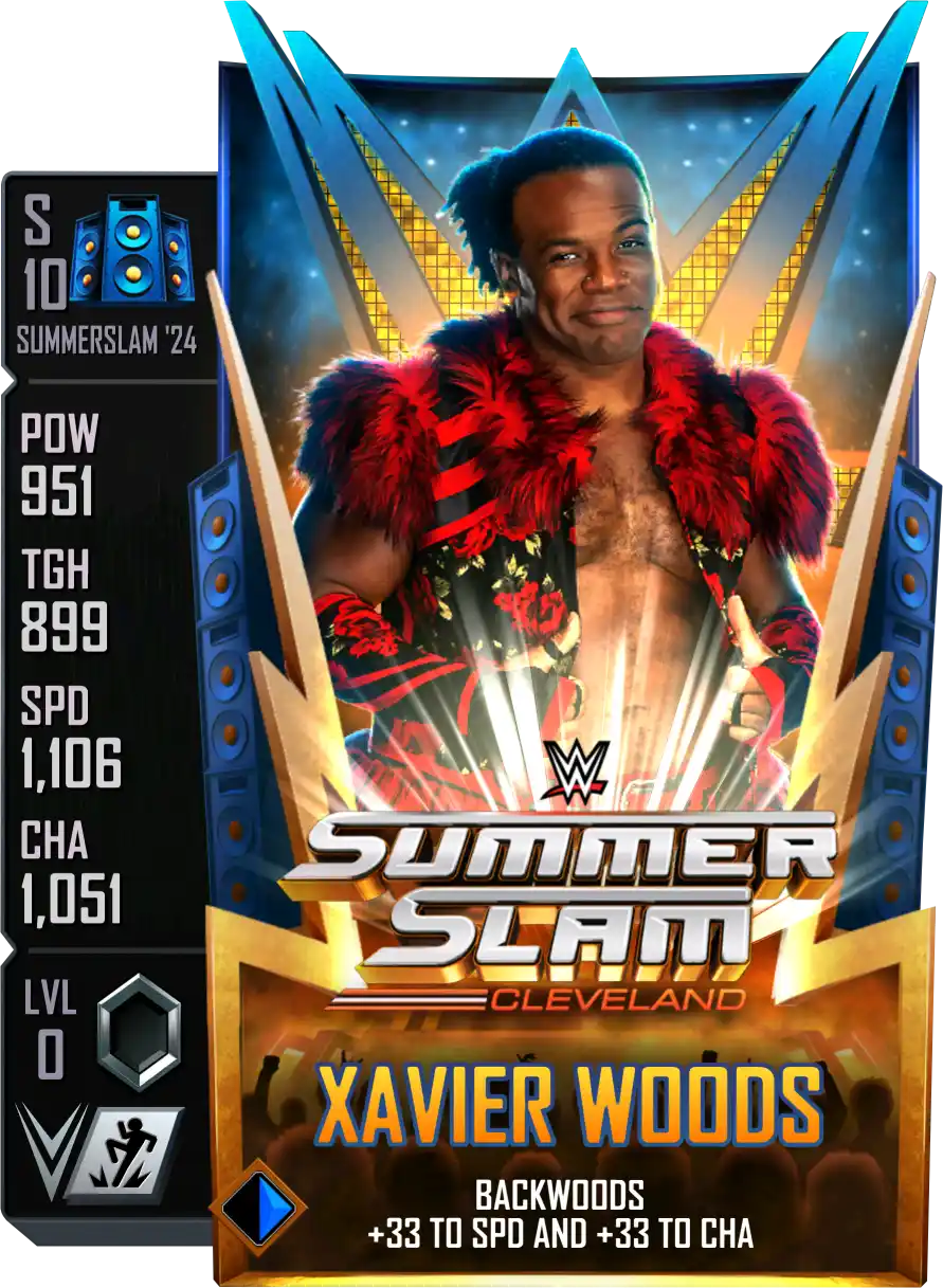 SummerSlam '24, Xavier Woods, Standard Card from WWE Supercard