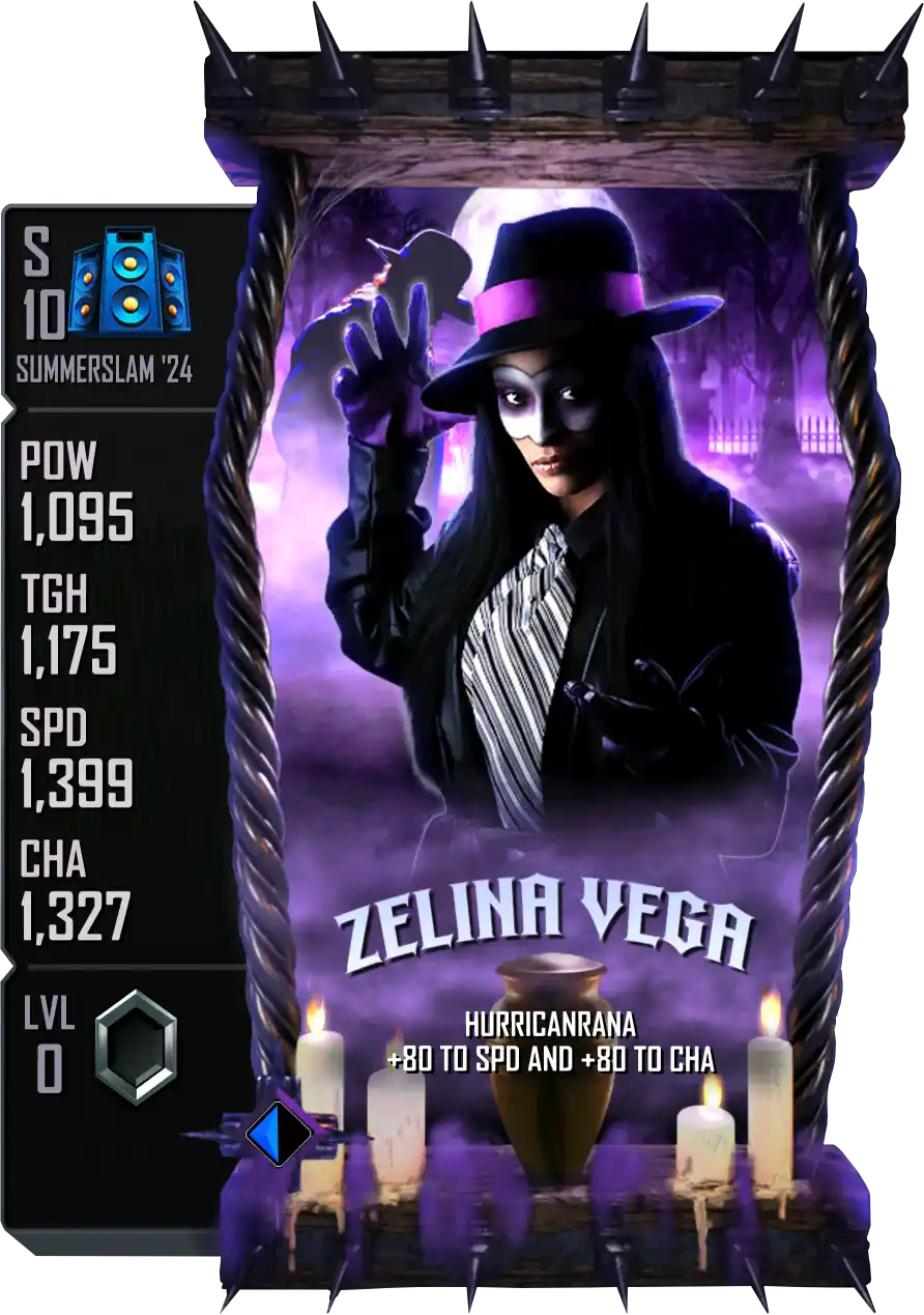 Inferno, Zelina Vega, The Ministry Of Darkness Special Edition Card from WWE Supercard