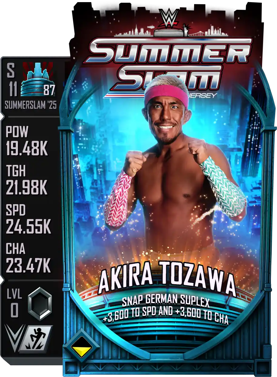 SummerSlam '25', Akira Tozawa, Standard Card from WWE Supercard