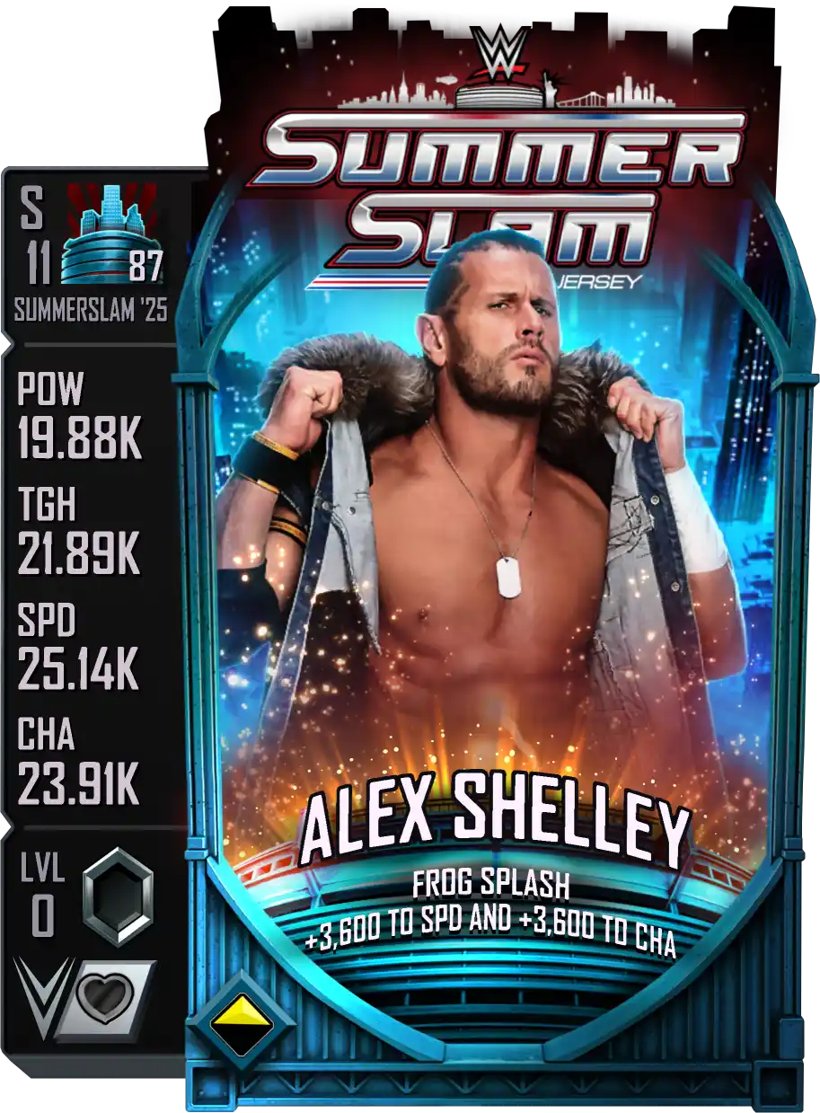SummerSlam '25', Alex Shelley, Standard Card from WWE Supercard
