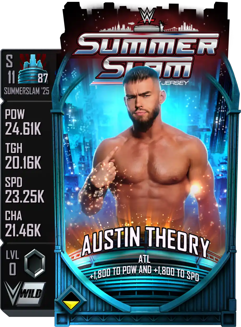 SummerSlam '25', Austin Theory, Standard Card from WWE Supercard