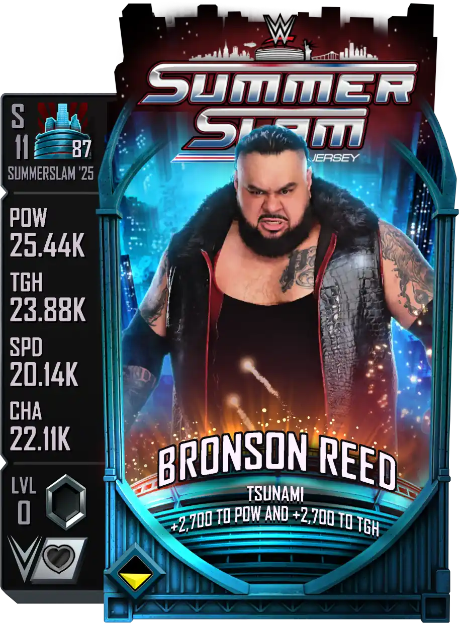 SummerSlam '25', Bronson Reed, Standard Card from WWE Supercard