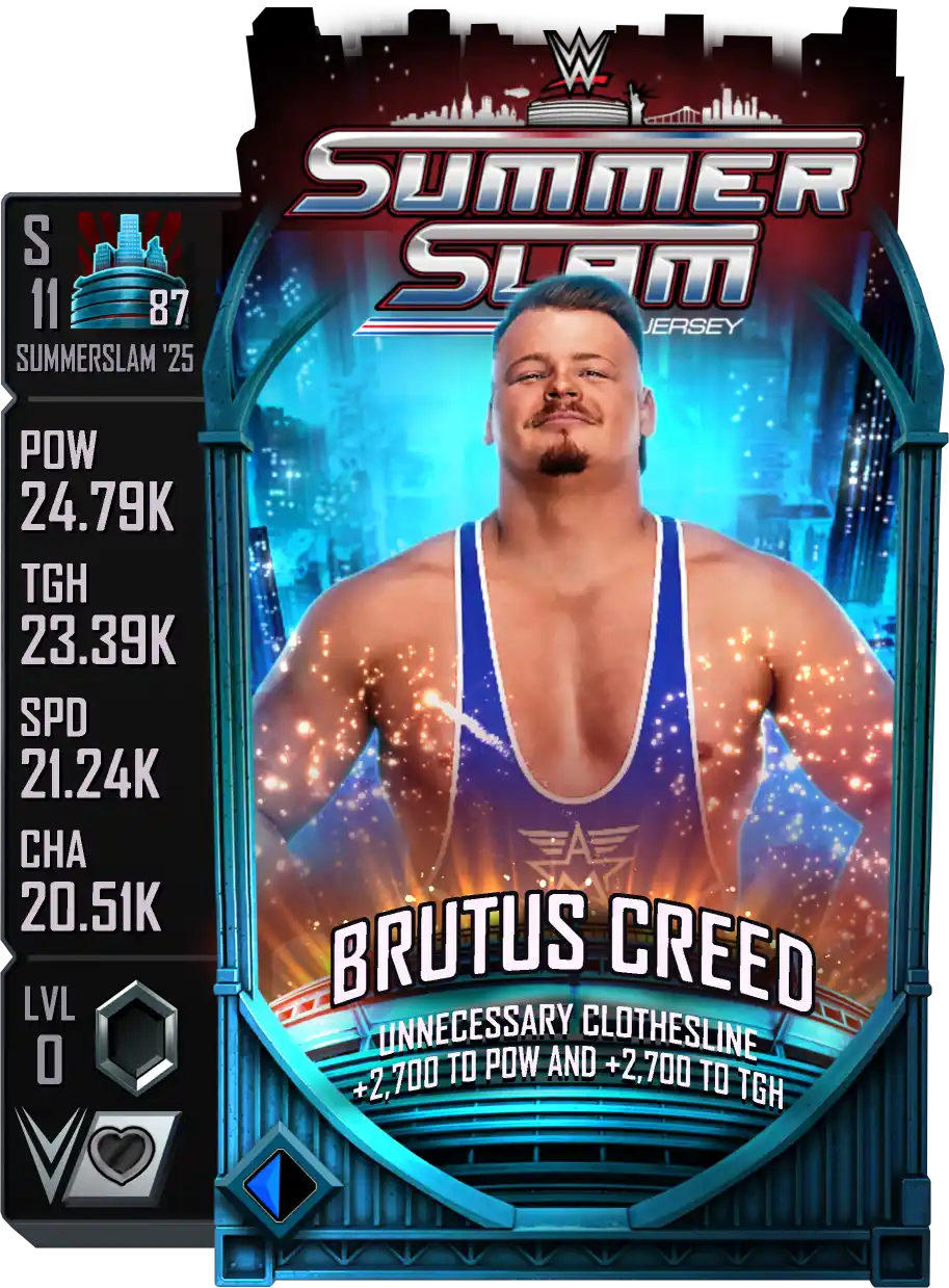 SummerSlam '25', Brutus Creed, Standard Card from WWE Supercard