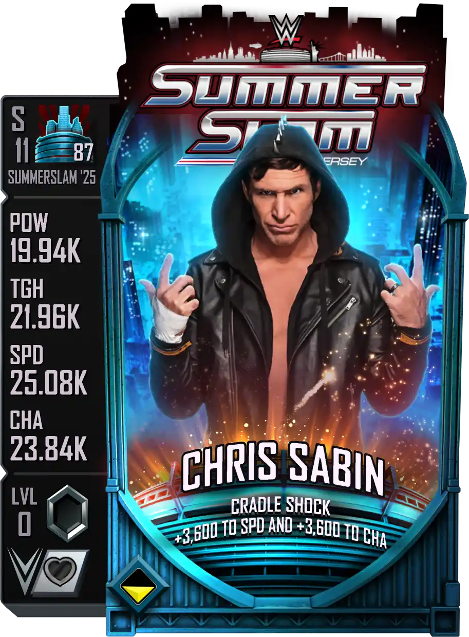SummerSlam '25', Chris Sabin, Standard Card from WWE Supercard