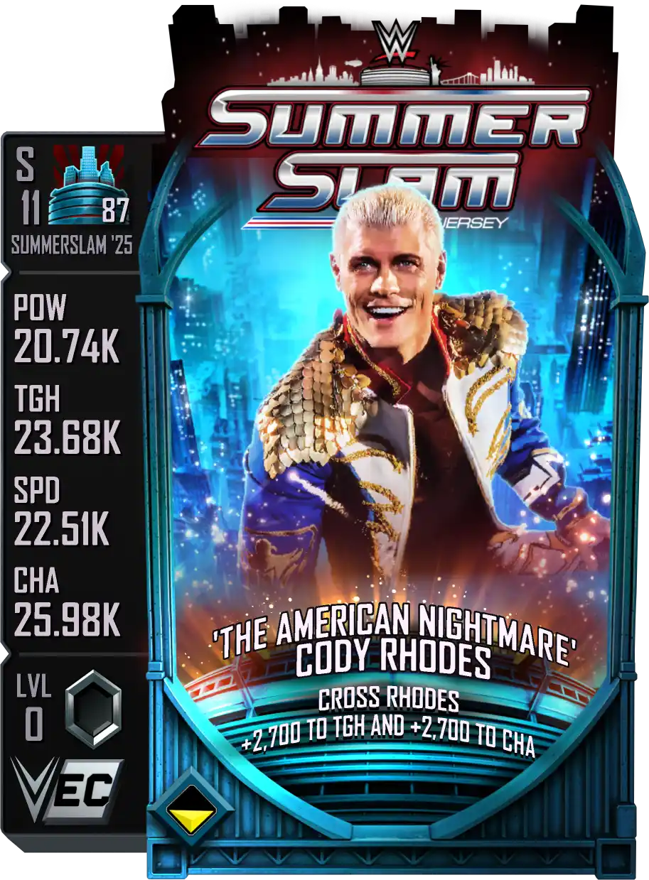 SummerSlam '25', Cody Rhodes, Standard Card from WWE Supercard