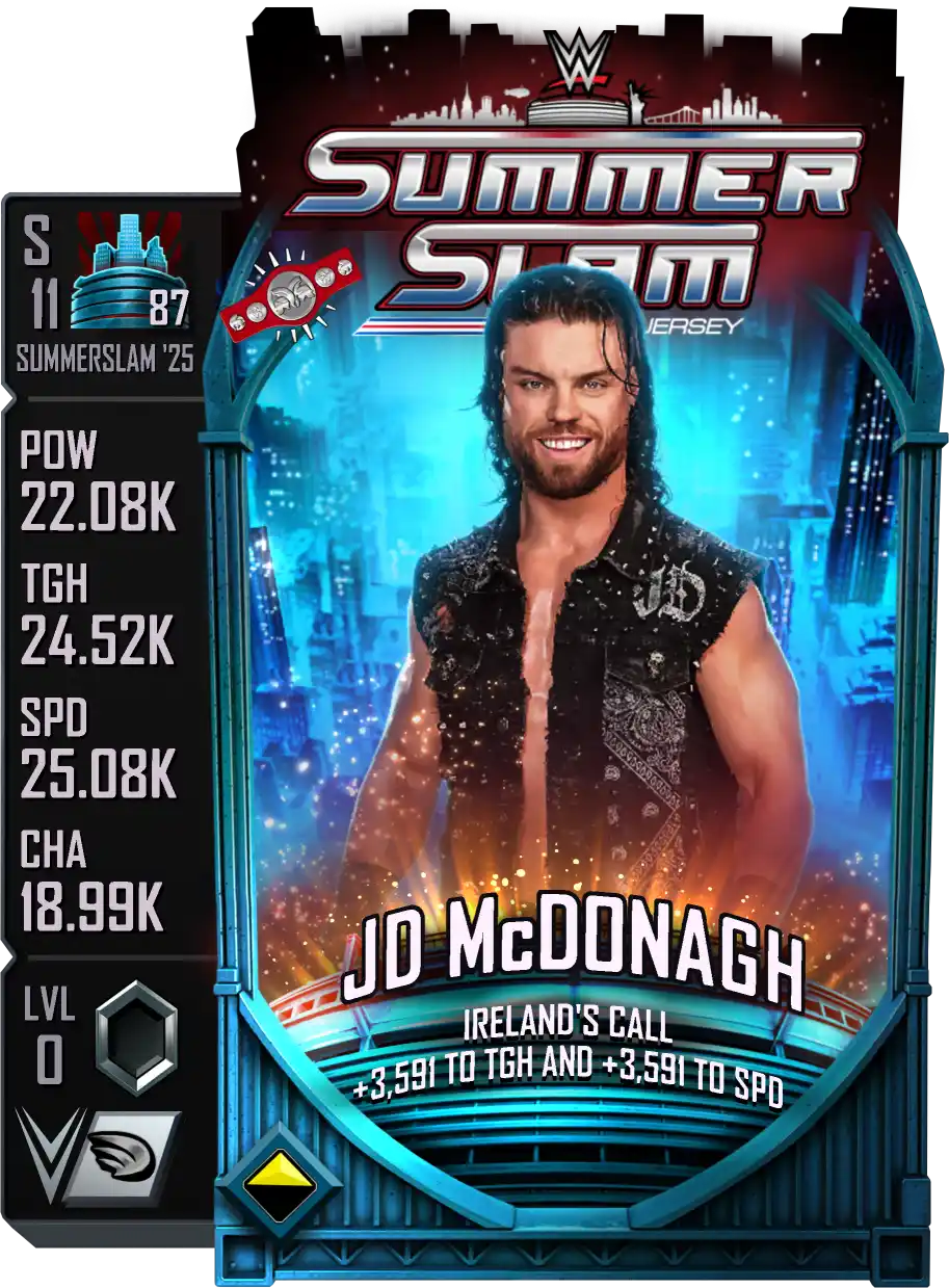 SummerSlam '25', JD McDonagh, Standard Card from WWE Supercard