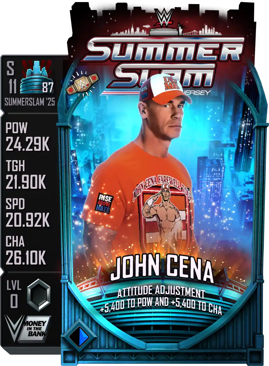 SummerSlam '25', John Cena, Standard Card from WWE Supercard