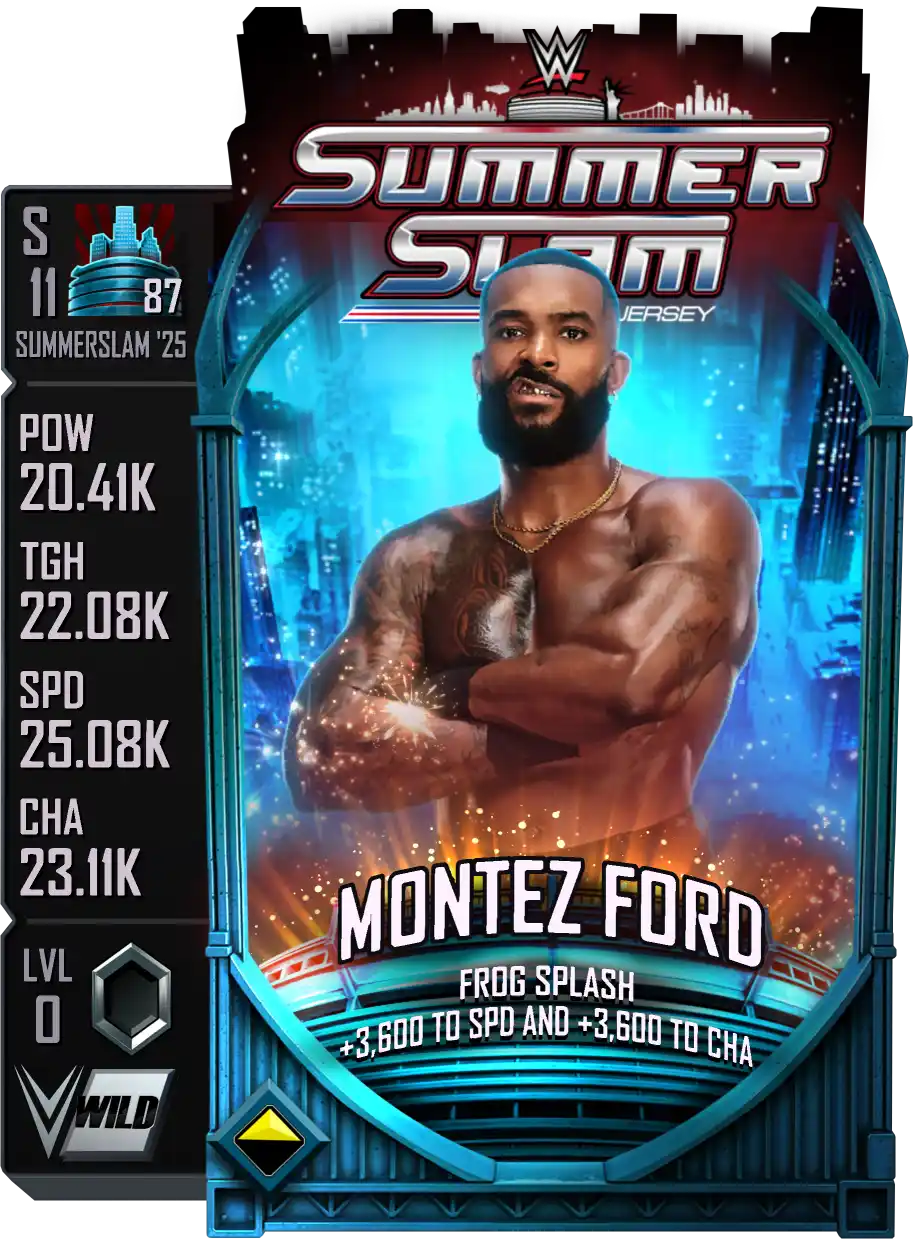 SummerSlam '25', Montez Ford, Standard Card from WWE Supercard