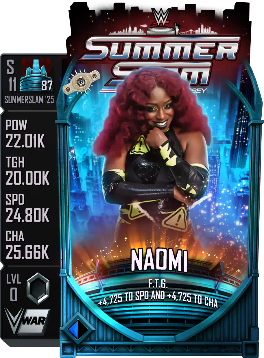 SummerSlam '25', Naomi, Standard Card from WWE Supercard