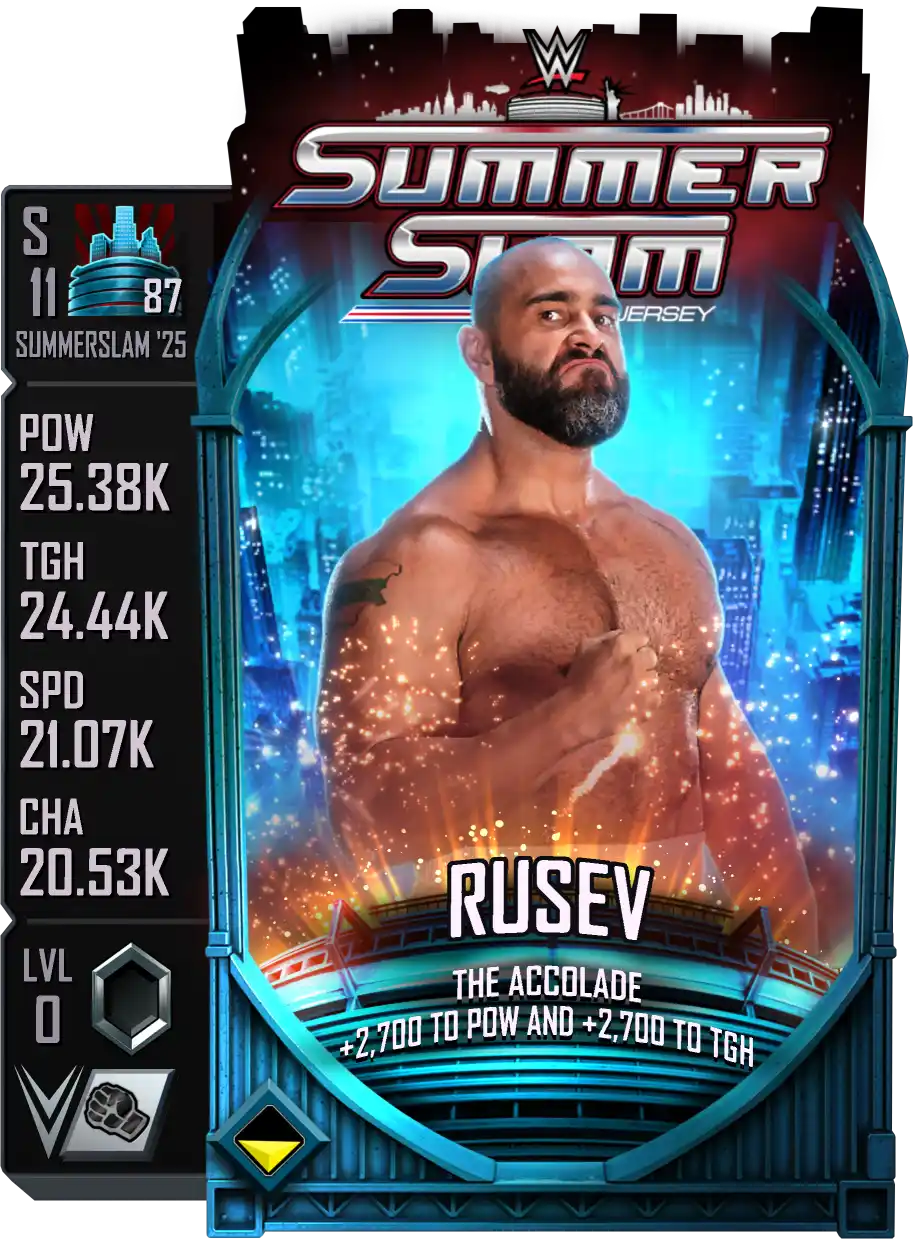 SummerSlam '25', Rusev, Standard Card from WWE Supercard