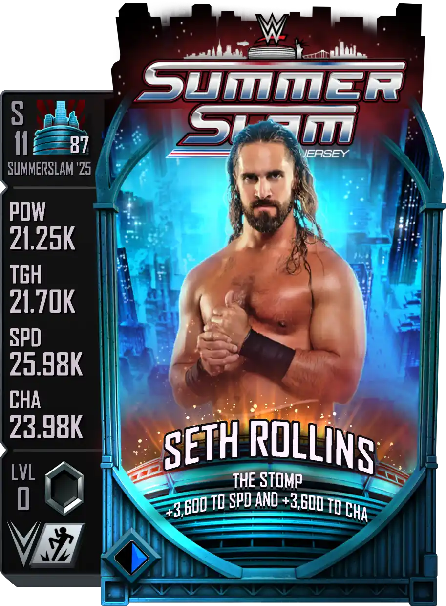 SummerSlam '25', Seth Rollins, Standard Card from WWE Supercard