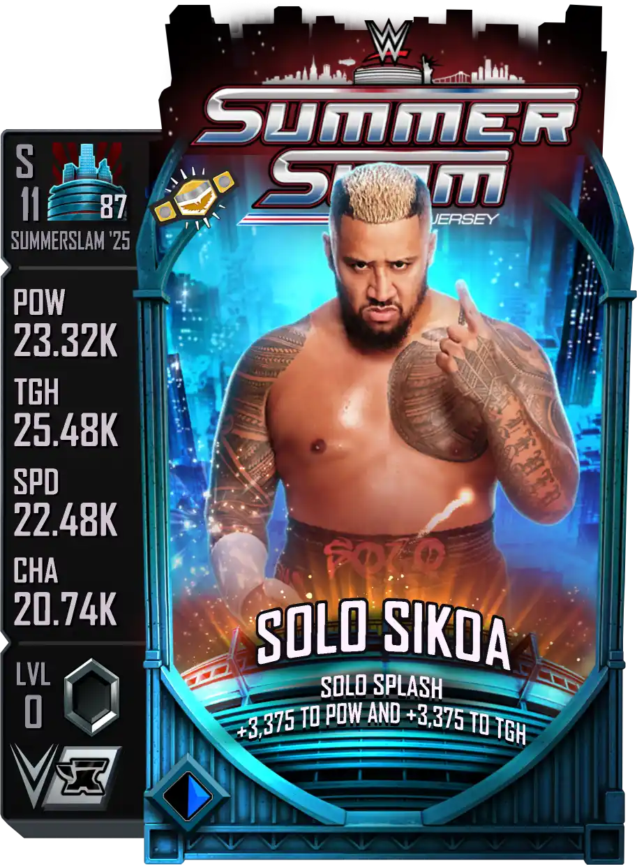 SummerSlam '25', Solo Sikoa, Standard Card from WWE Supercard