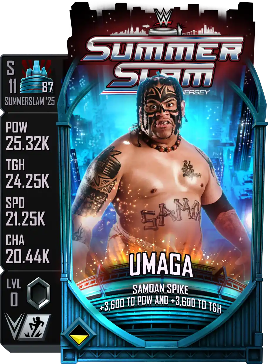 SummerSlam '25', Umaga, Standard Card from WWE Supercard