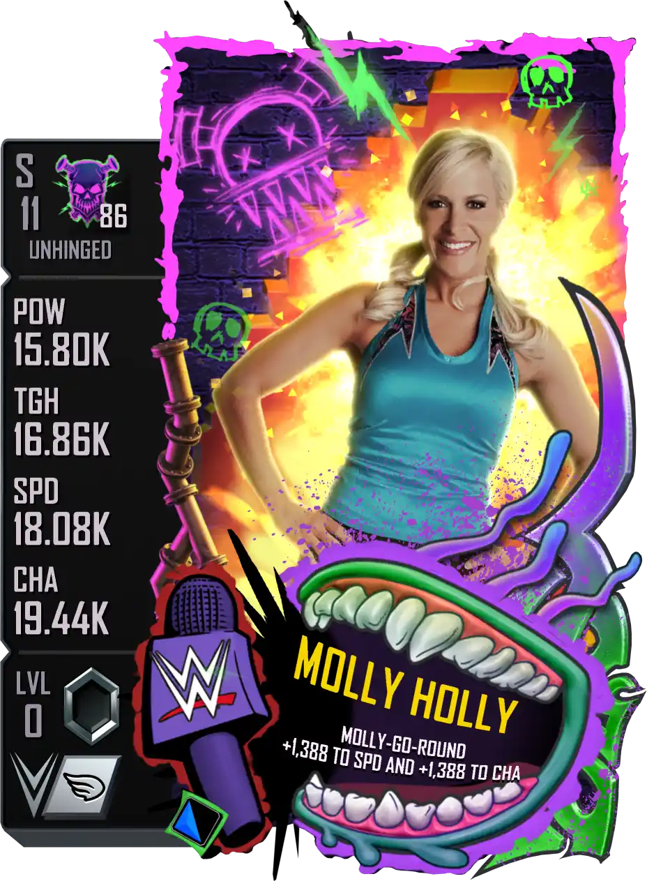 Unhinged, Molly Holly, Standard Card from WWE Supercard