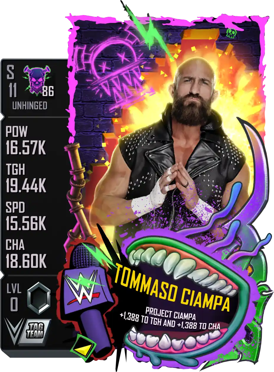 Unhinged, Tommaso Ciampa, Standard Card from WWE Supercard
