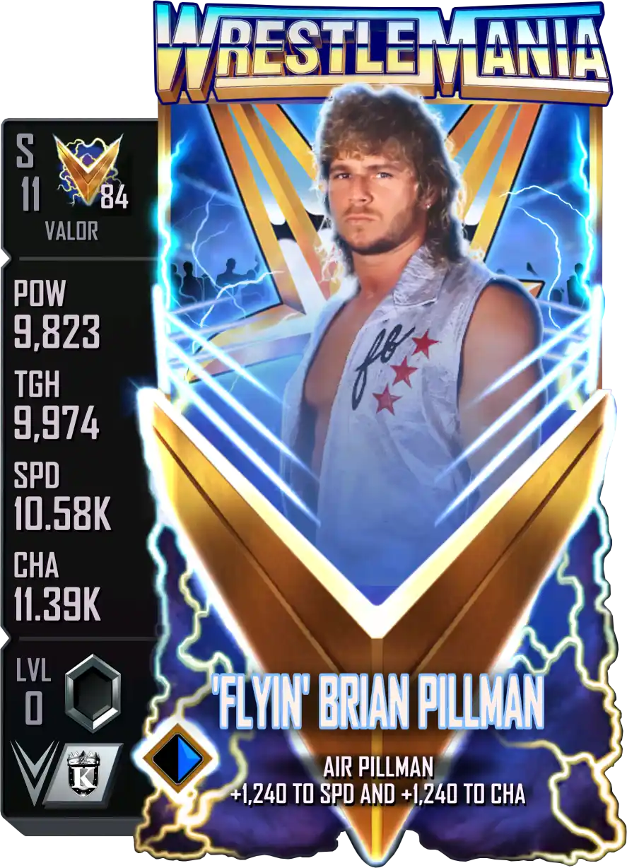 Valor, Brian Pillman, Standard Card from WWE Supercard