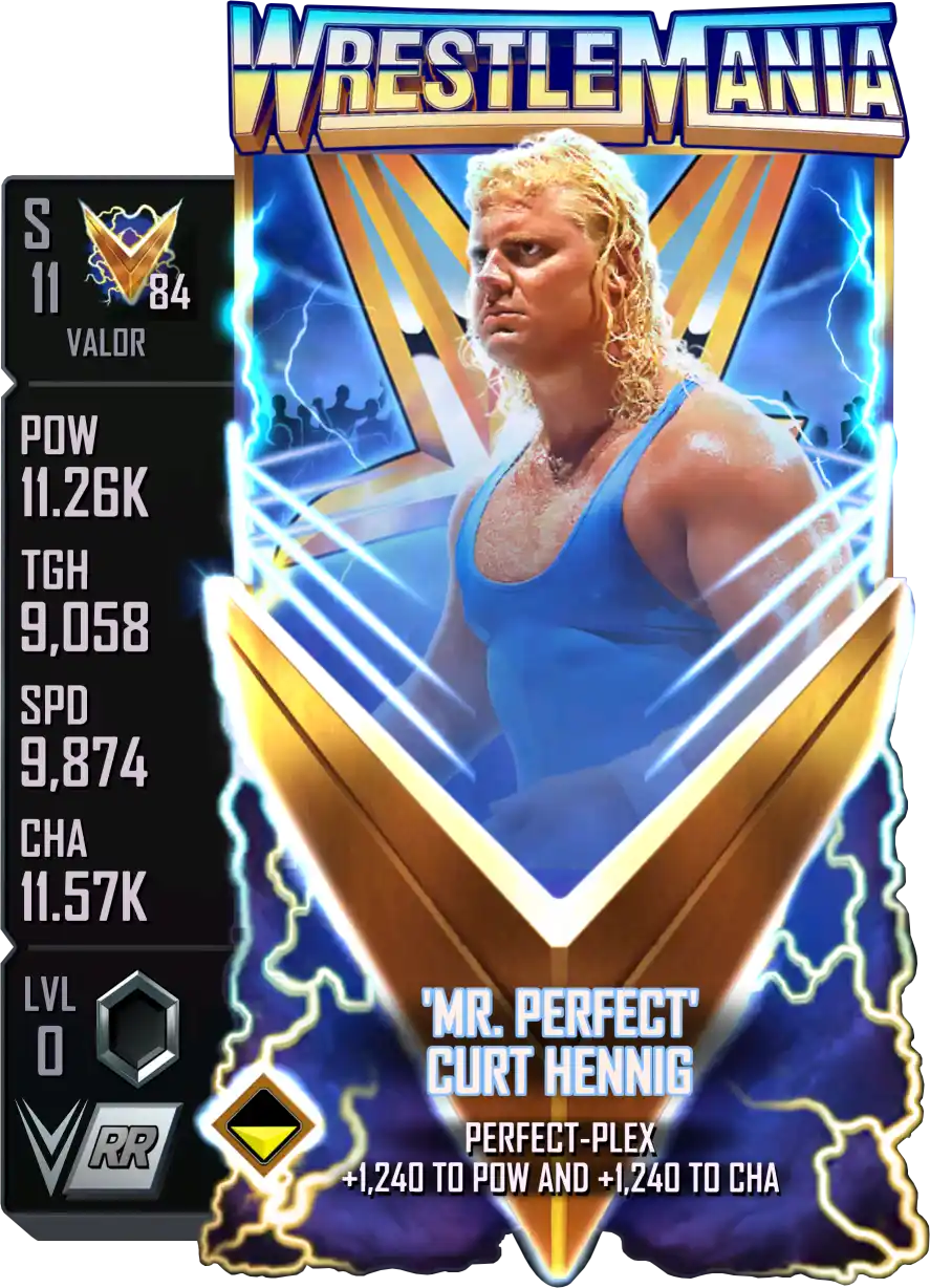 Valor, Curt Hennig, Standard Card from WWE Supercard