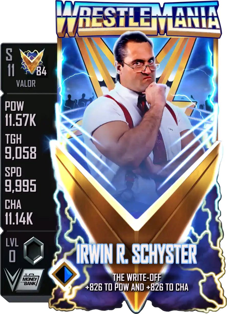 Valor, Irwin R. Schyster, Standard Card from WWE Supercard